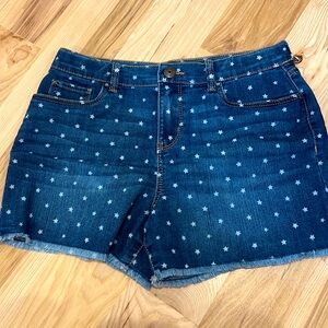 Oshkosh blue Jean shorts with stars. NWT